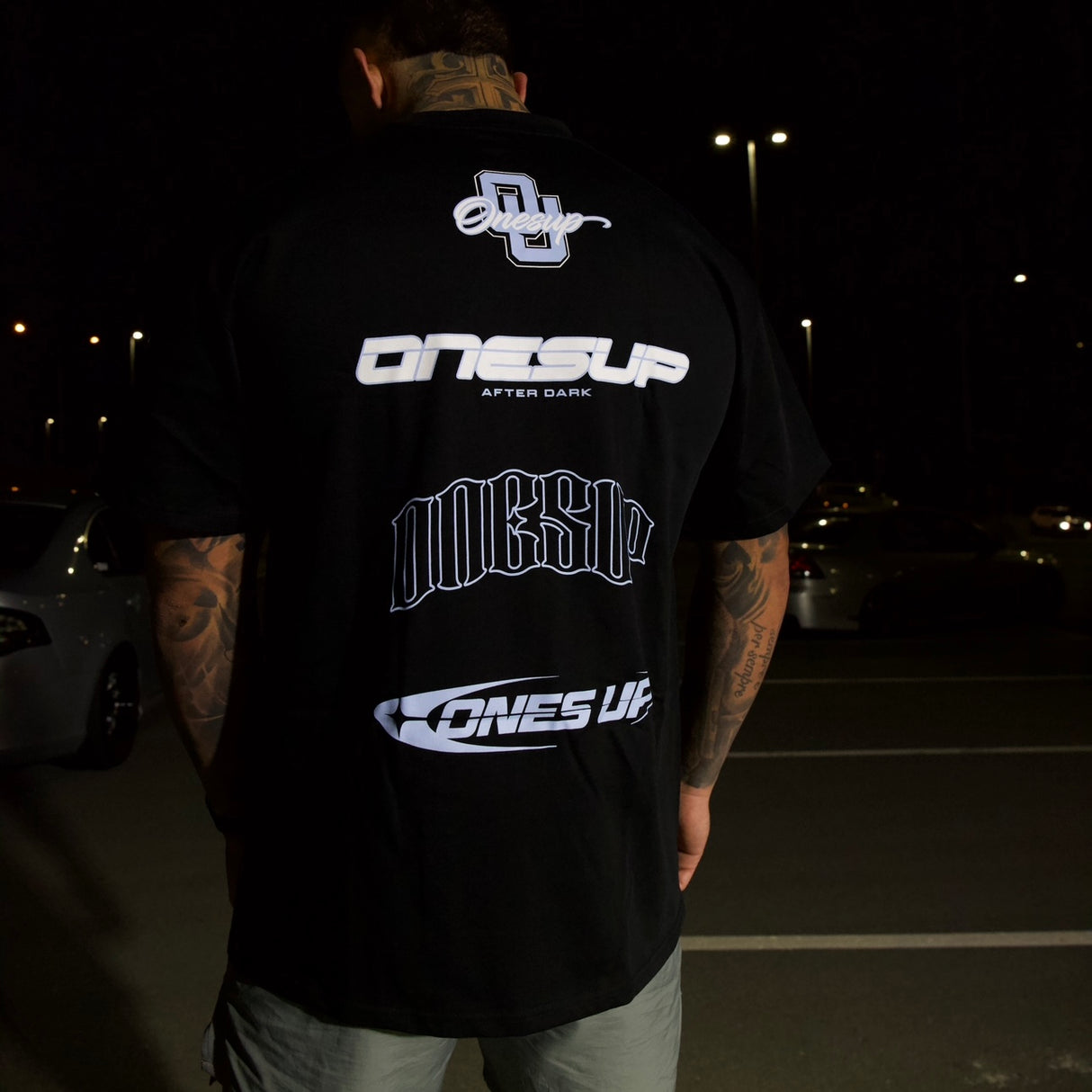 OnesUp Oversized Core Tee (Baby Blue)