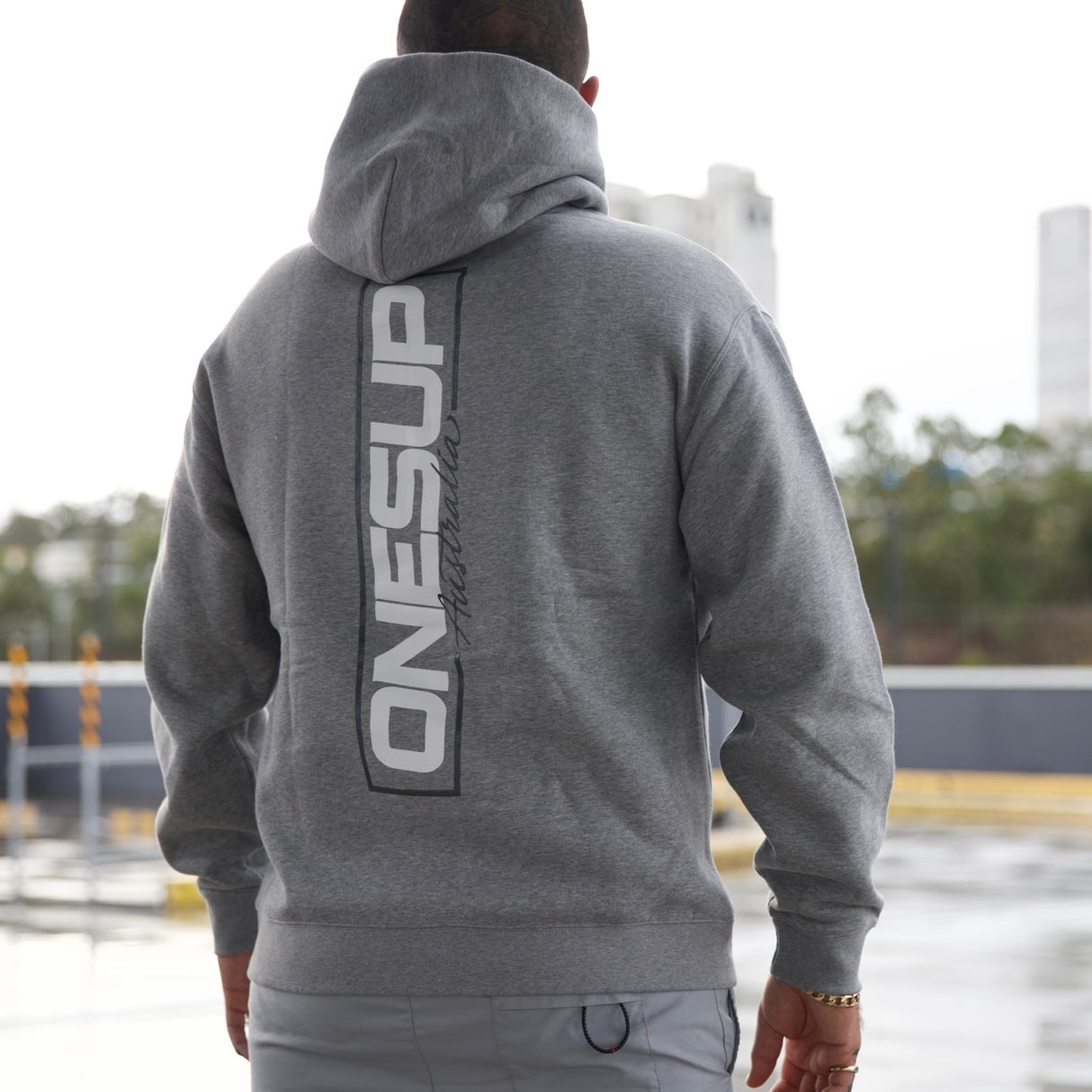OnesUp Aus Hoodie (Grey)