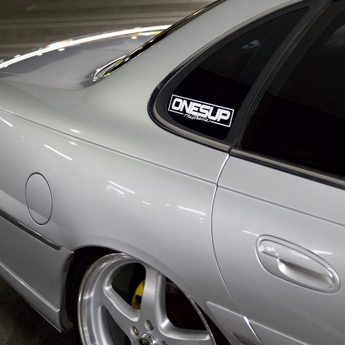 SMALL OnesUp White Aus Sticker
