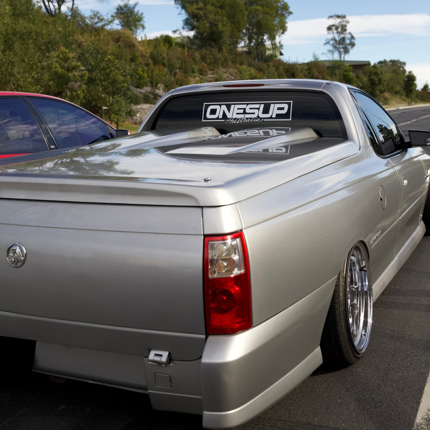 LARGE OnesUp White Aus Sticker