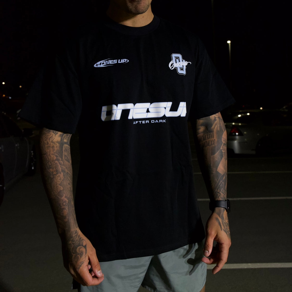 OnesUp Oversized Core Tee (Baby Blue)