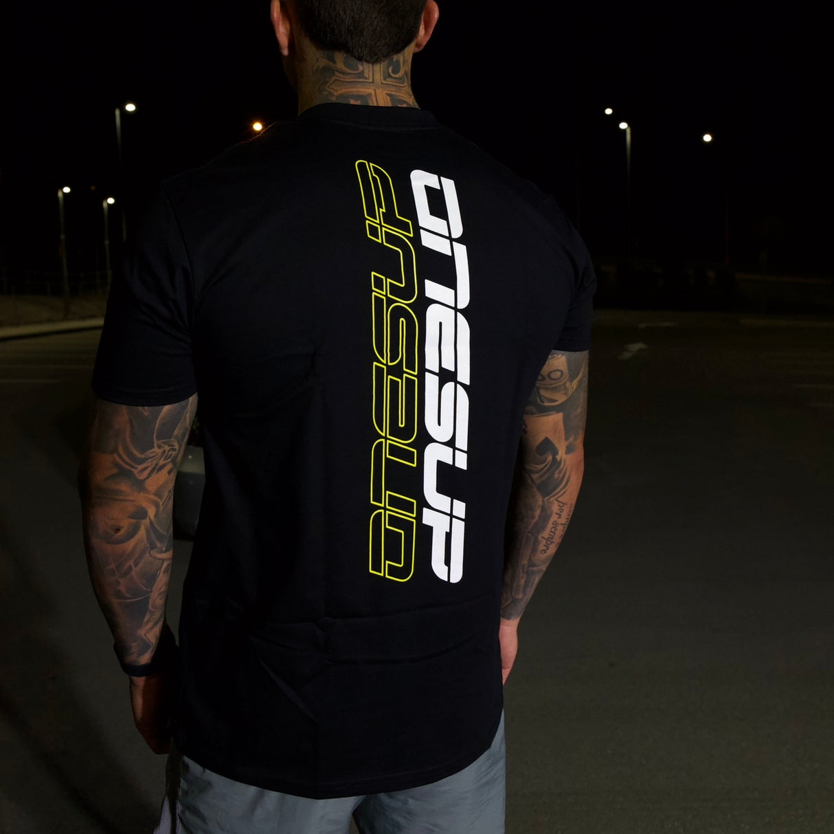 OnesUp Signature Tee (Black & Yellow)