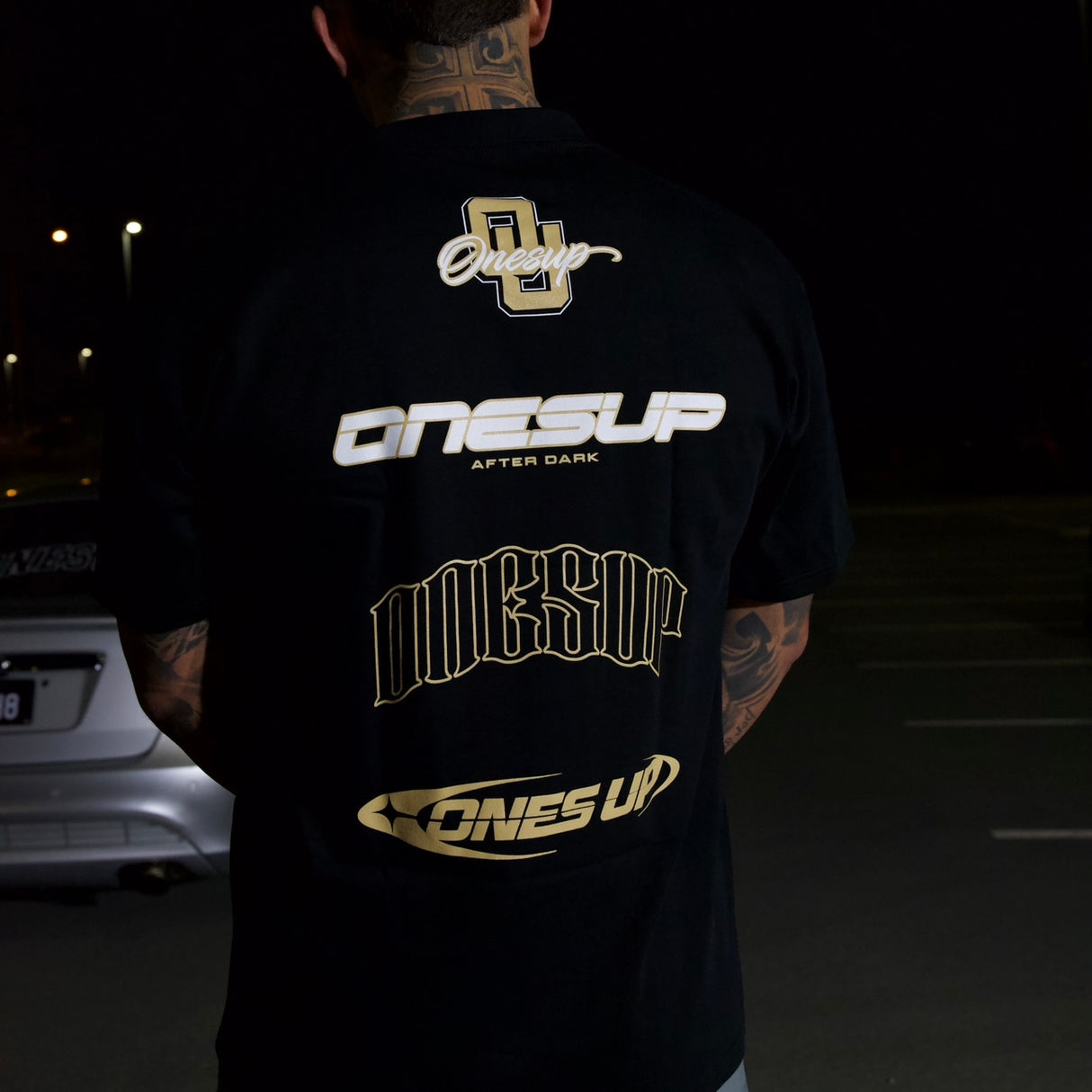 OnesUp Oversized Core Tee (Beige)