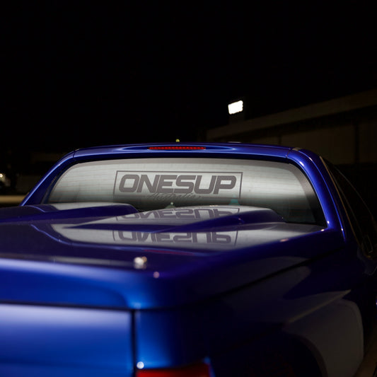 LARGE OnesUp Matte Black AUS Sticker