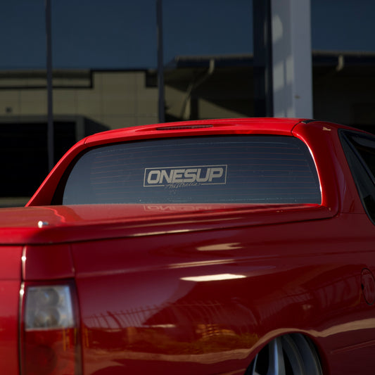 MEDIUM OnesUp Matte Black Aus Sticker