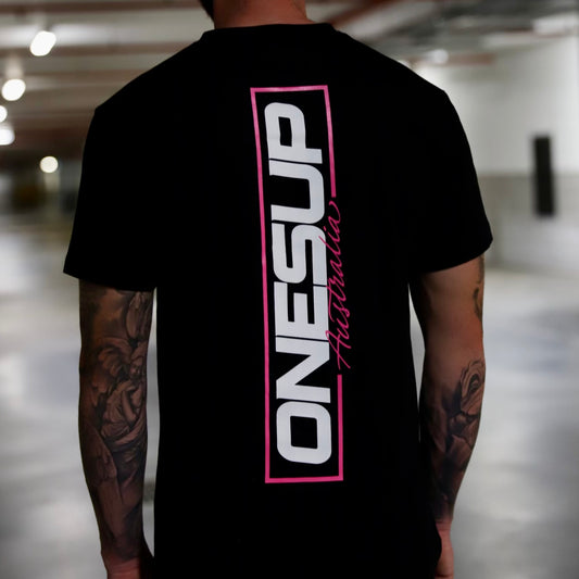 OnesUp Aus Tee (Hot Pink)
